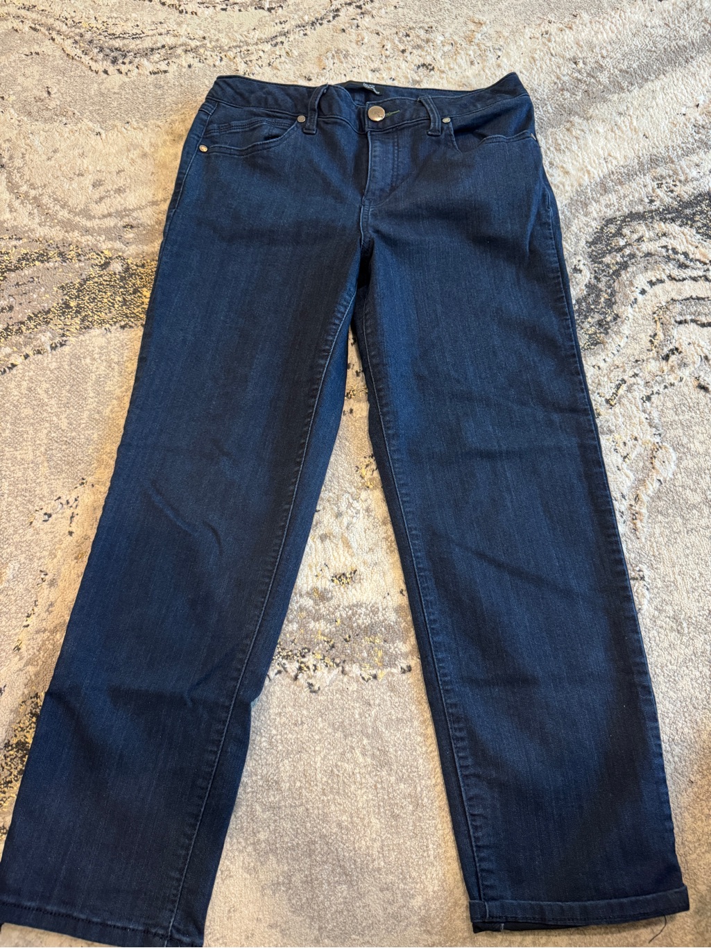 1822 Denim Women's Dark Blue Straight-Leg Jeans